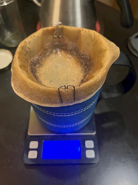 Pour-over without a dripper
